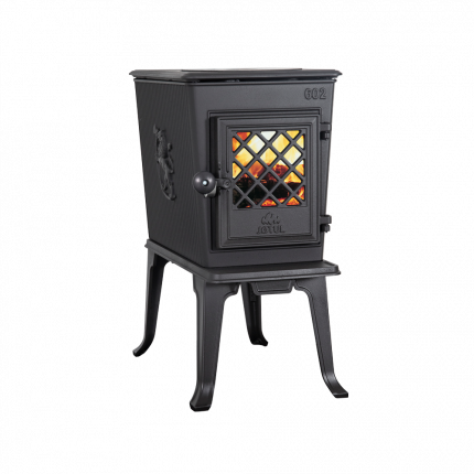 Cast iron wood-burning stove JØTUL F 602 ECO, black - Tolvita – TOLVI