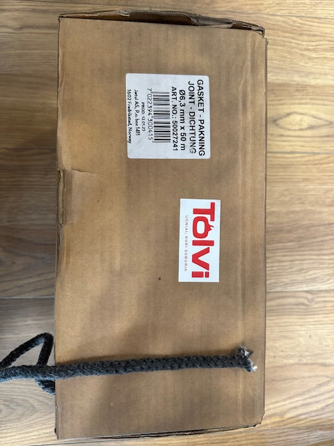 Jøtul durelių ir stiklo sandarinimo virvė 6.4 mm