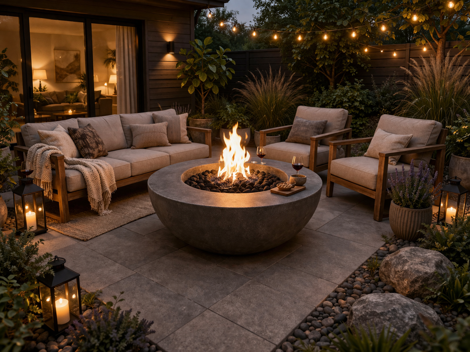 Outdoor fireplace RB73 BIJUNGA rusty