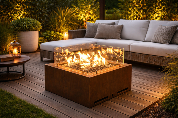 Outdoor fireplace RB73 BIJUNGA rusty