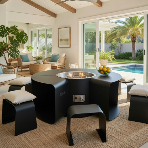 Outdoor fireplace RB73 BIJUNGA rusty