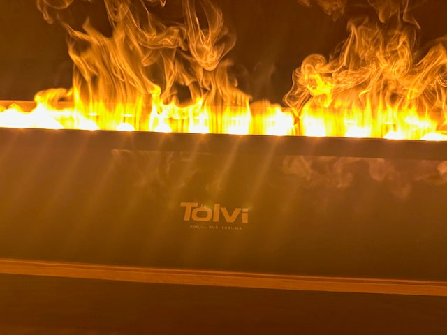 Elektrinis vandens garų židinys TOLVI  2000