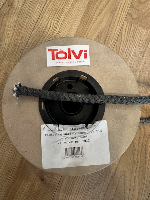 Jøtul durelių ir stiklo sandarinimo virvė 9.5 mm