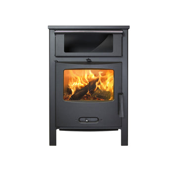 Lacunza Sagra CH plieninė malkinė krosnelė su integruota orkaite