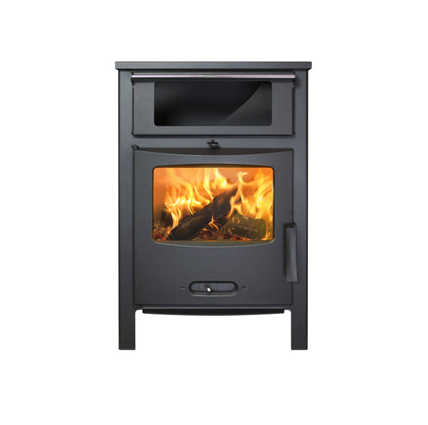 Lacunza Sagra CH plieninė malkinė krosnelė su integruota orkaite