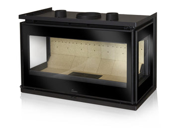 Lacunza ADOUR 700 CLID – Wood-burning steel fireplace insert, triple-glazed design and maximum heating efficiency