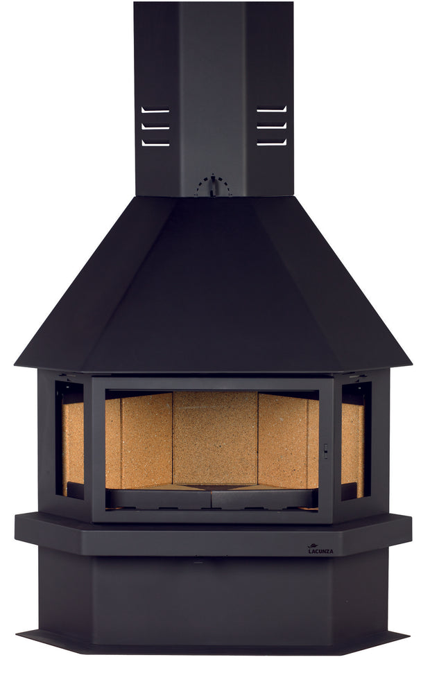 Lacunza CM 300R, juodos spalvos, su šoniniais stiklais, kampinis