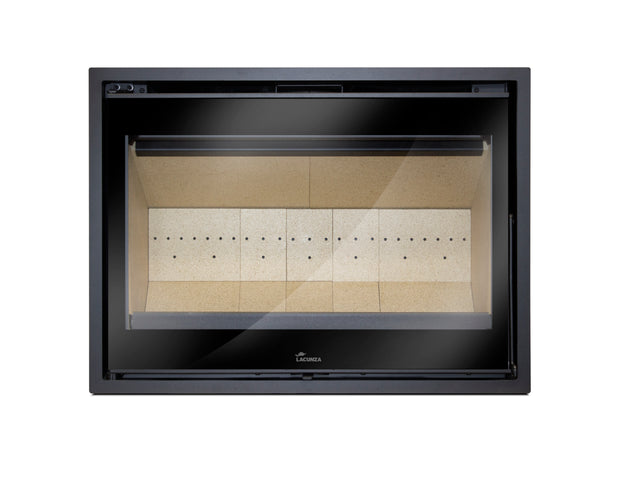 Lacunza LOIRE 800 – malkinis plieninis židinio ugniakuras, elegancija ir efektyvumas viename