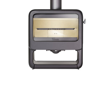 Lacunza STELAR 93, wood-burning, cast iron stove, modern and efficient