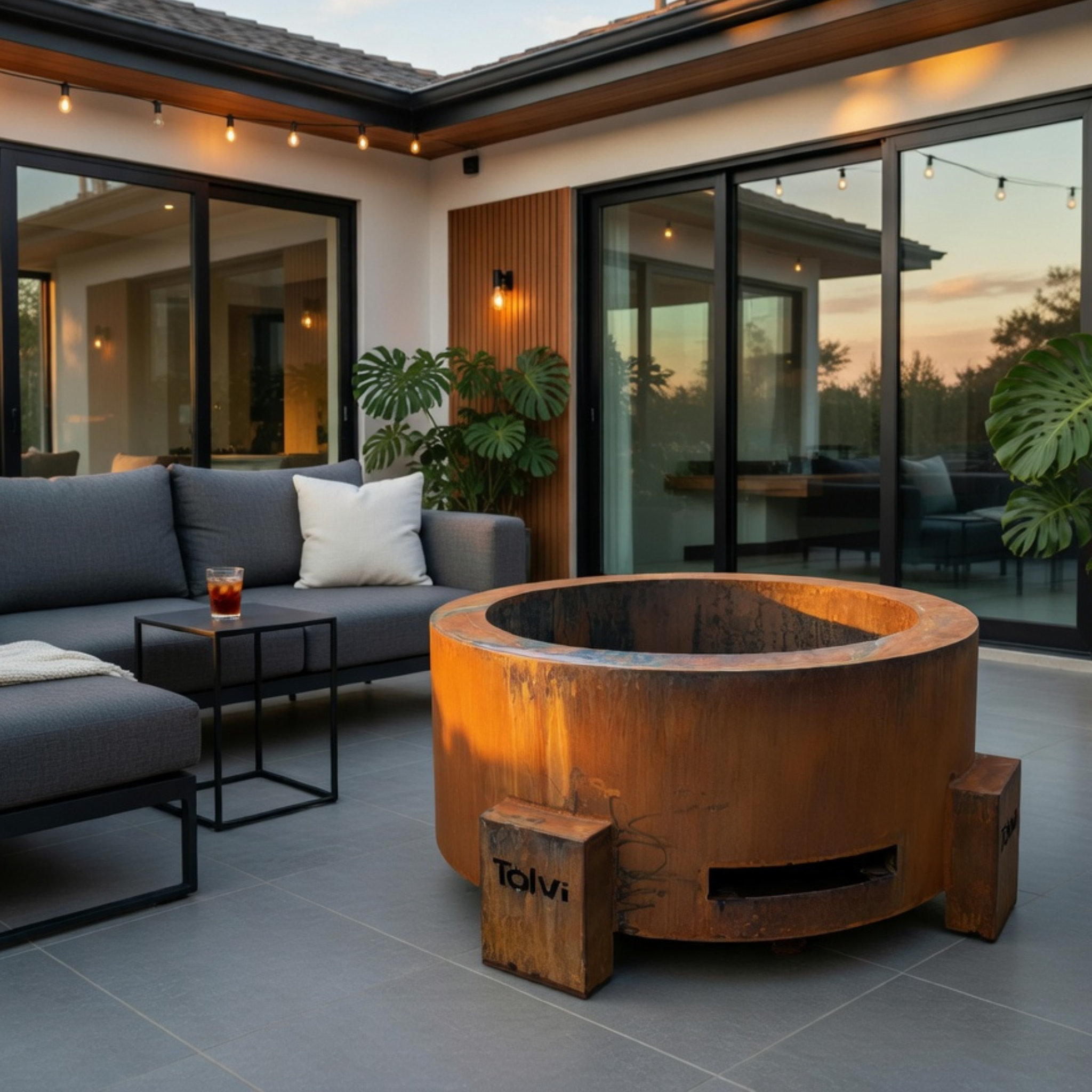 Outdoor fireplace RB73 PIQUIA