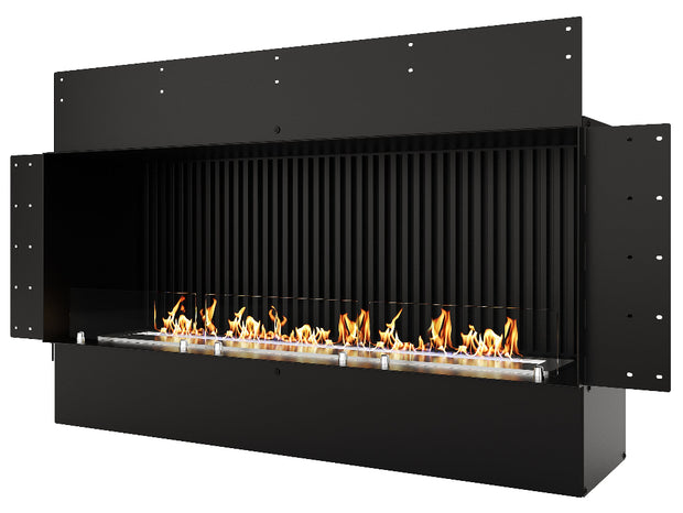 Biožidinys LACUNZA LUMIN 1300 S, juodos spalvos, su briaunuota nugarėle