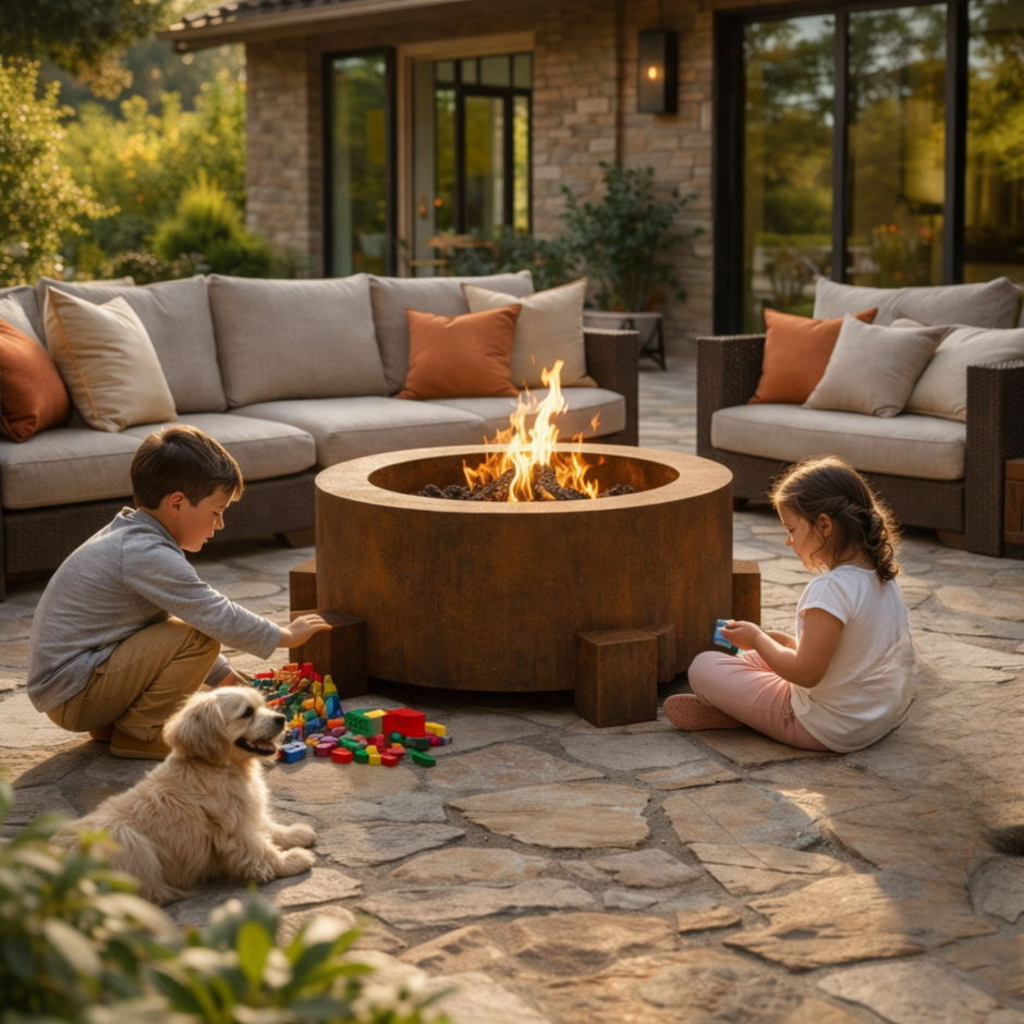 Outdoor fireplace RB73 PIQUIA