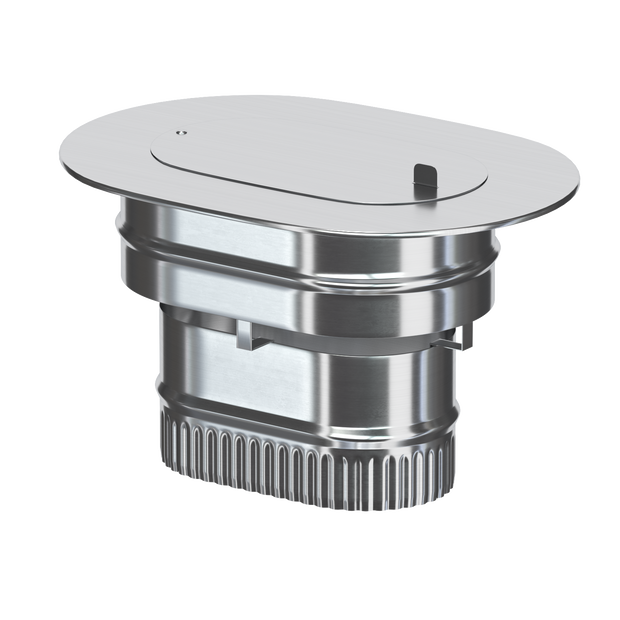 Ovalūs įdėklai į kaminus Poujoulat OVALINOX WG
