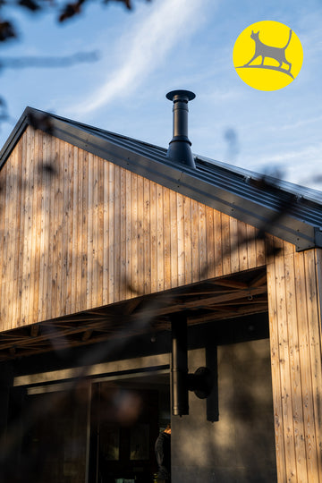 Plieninis izoliuotas kaminas DUALINOX WG 50, Ø200 – skirtas montuoti per stogą