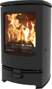 Plieninė krosnelė Charnwood ARC 5, juodos spalvos