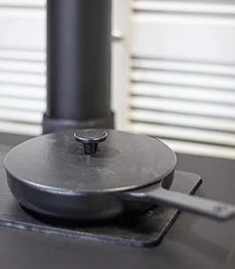 Plieninė krosnelė CHARNWOOD HAVEN su orkaite ir kaitlente