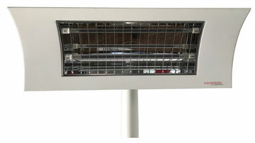 Lauko infraraudonųjų spindulių šildytuvas  TECHNOTHERM DESINO TS , baltos spalvos