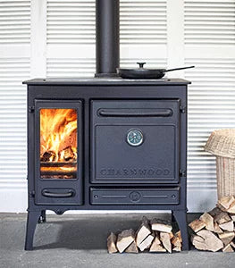 Plieninė krosnelė CHARNWOOD HAVEN su orkaite ir kaitlente